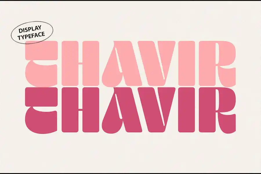 Beispiel einer Thavir Regular-Schriftart