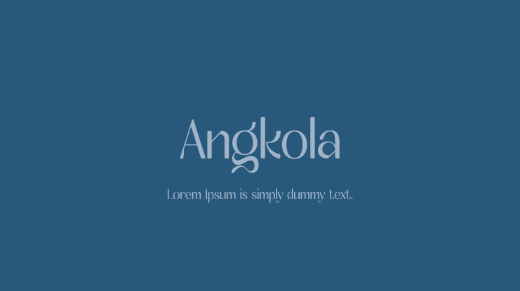 Beispiel einer Angkola-Schriftart