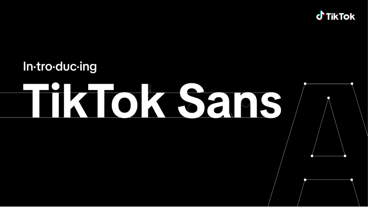 Beispiel einer TikTok Text Bold-Schriftart