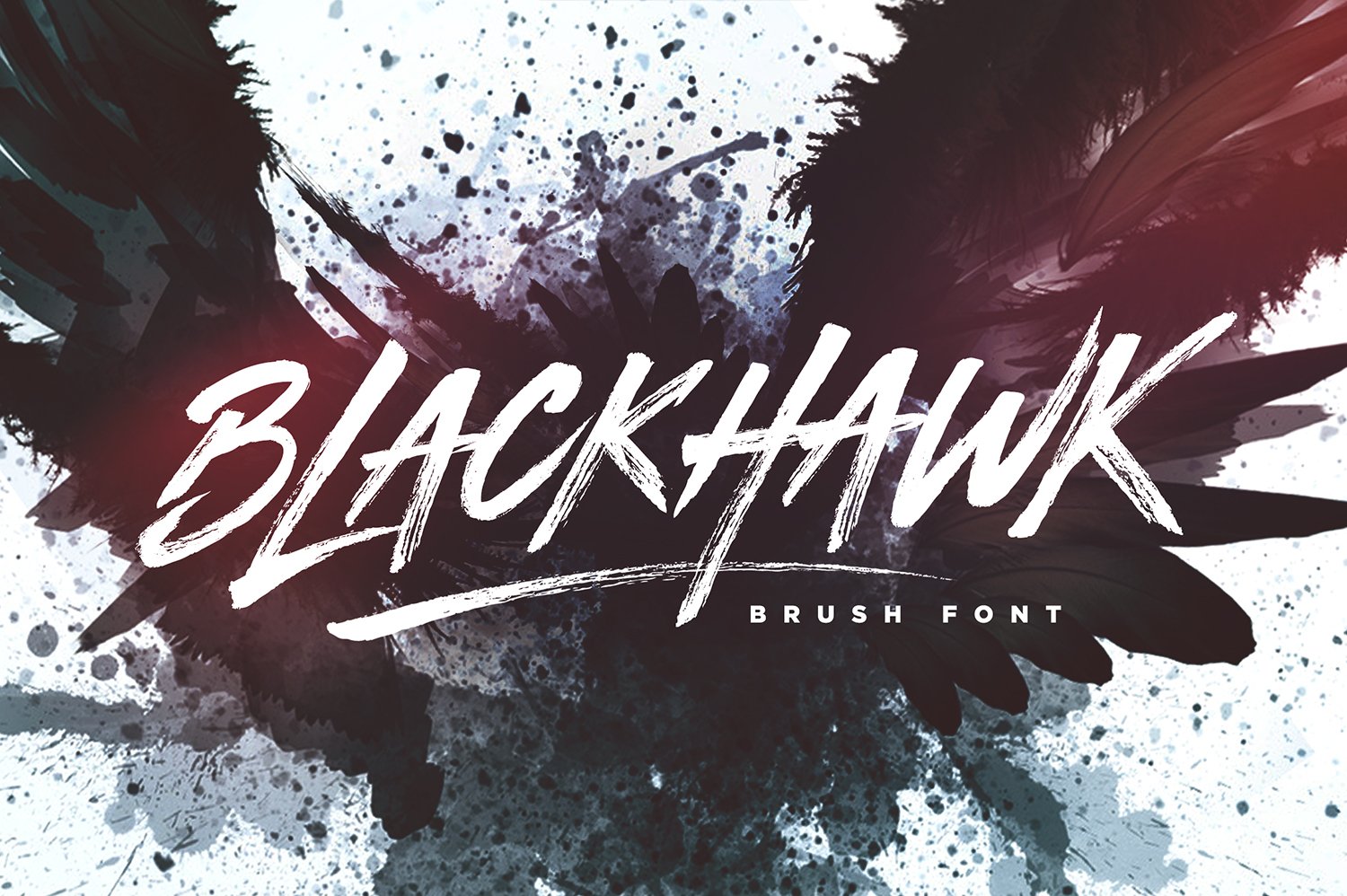 Beispiel einer Black Hawk-Schriftart
