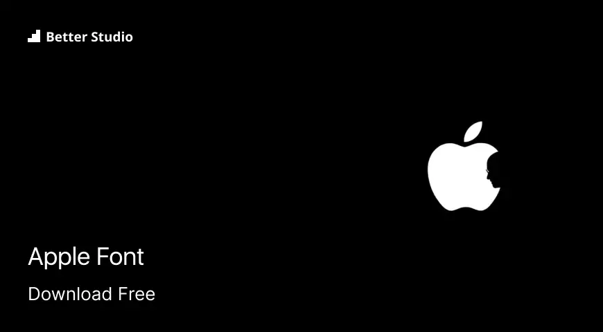 Beispiel einer Apple-Schriftart