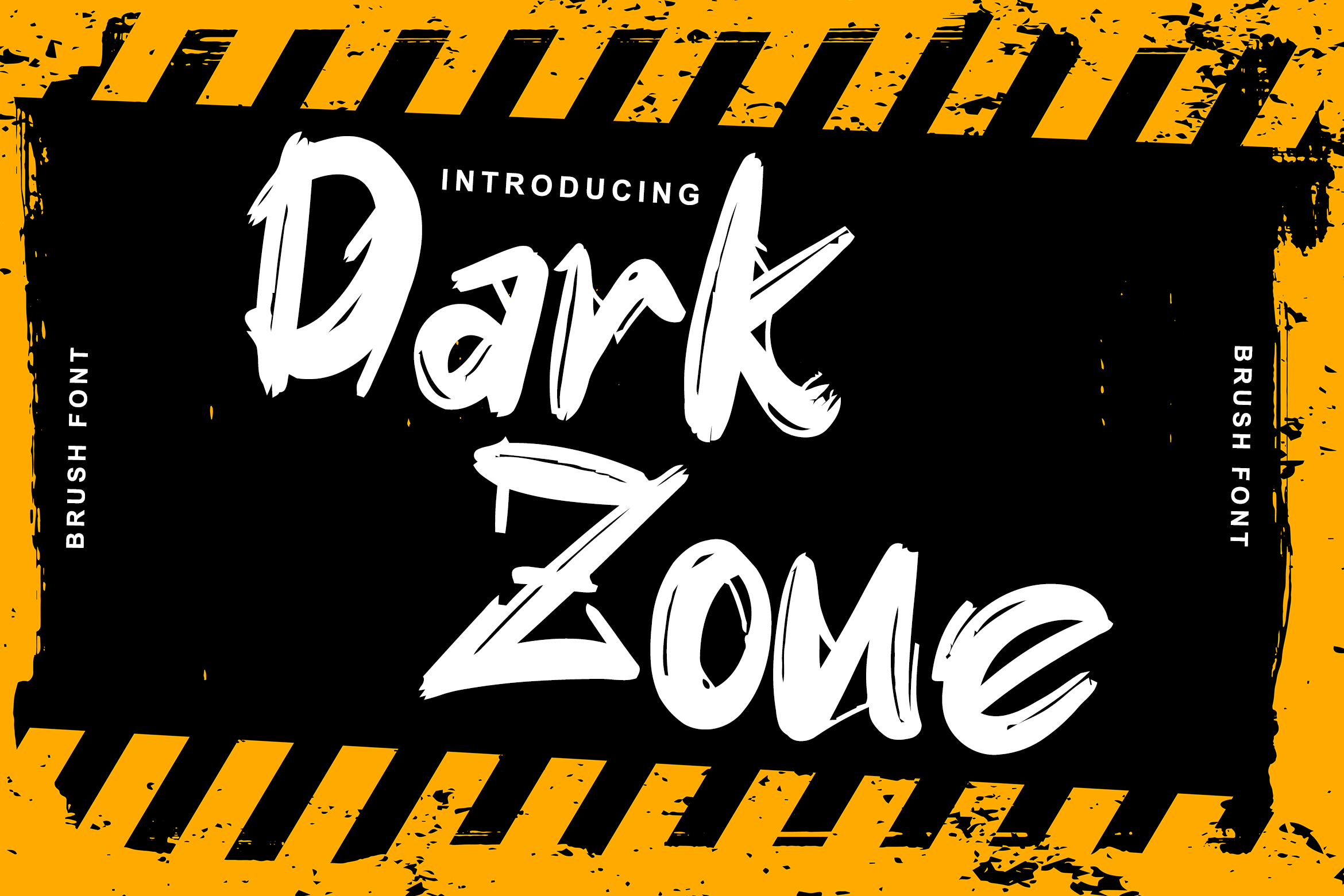Beispiel einer Dark Zone-Schriftart