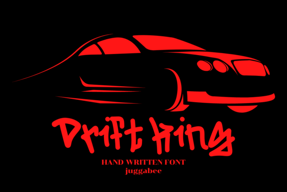 Beispiel einer Drift King-Schriftart