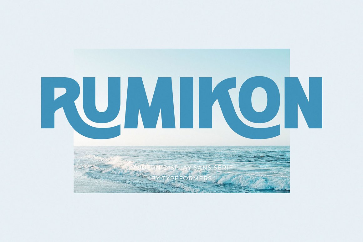 Beispiel einer Rumikon-Schriftart