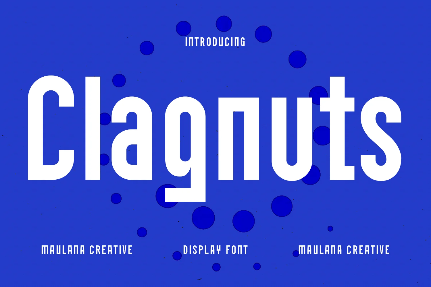 Beispiel einer Clagnuts-Schriftart