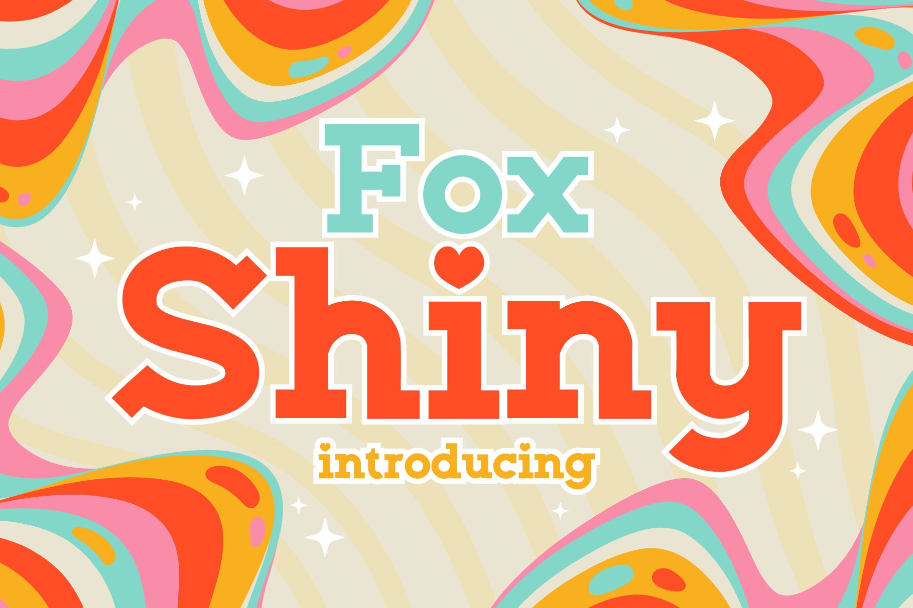 Beispiel einer Fox Shiny-Schriftart