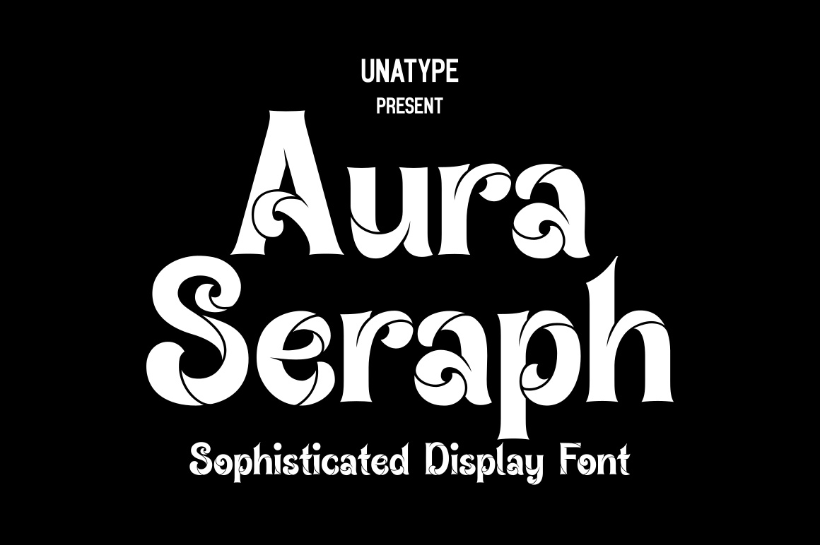 Beispiel einer Aura Seraph-Schriftart