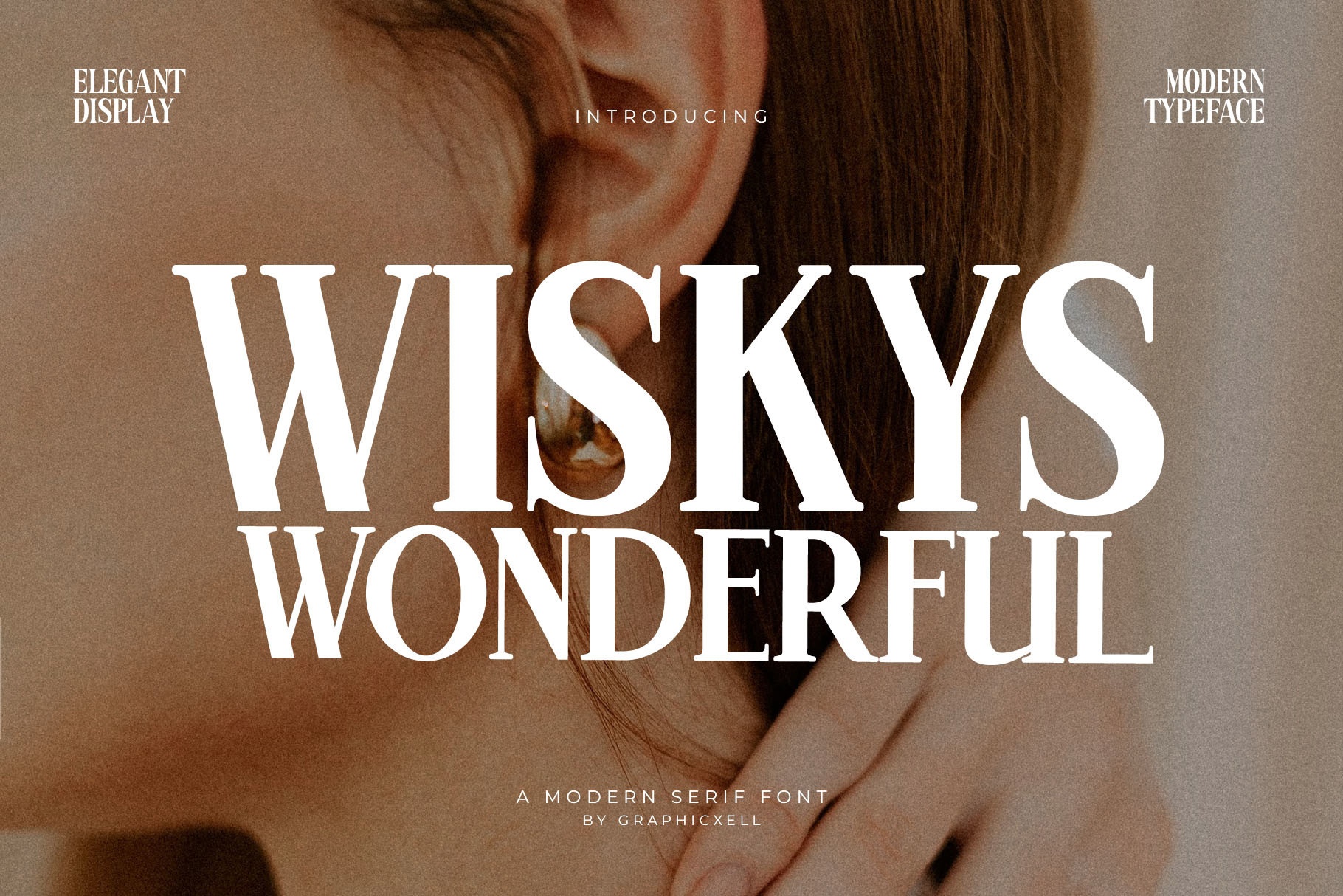 Beispiel einer Wiskys Wonderful Regular-Schriftart