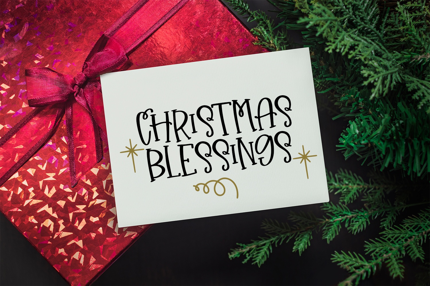 Beispiel einer Christmas Wishes Regular-Schriftart