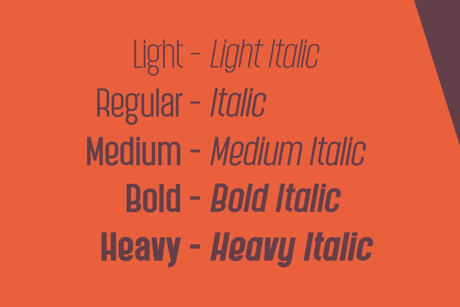 Beispiel einer Hypop Light Italic-Schriftart