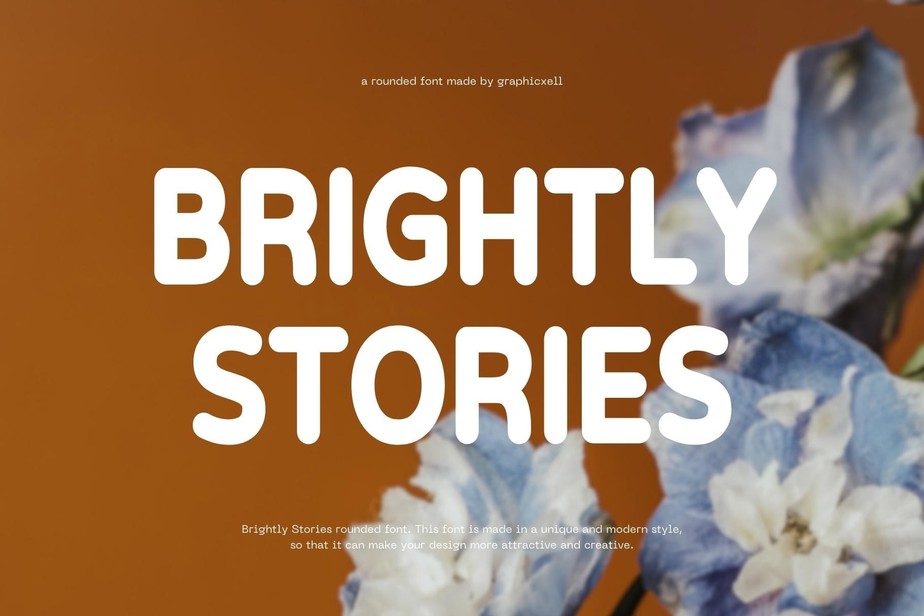 Beispiel einer Brightly Stories-Schriftart