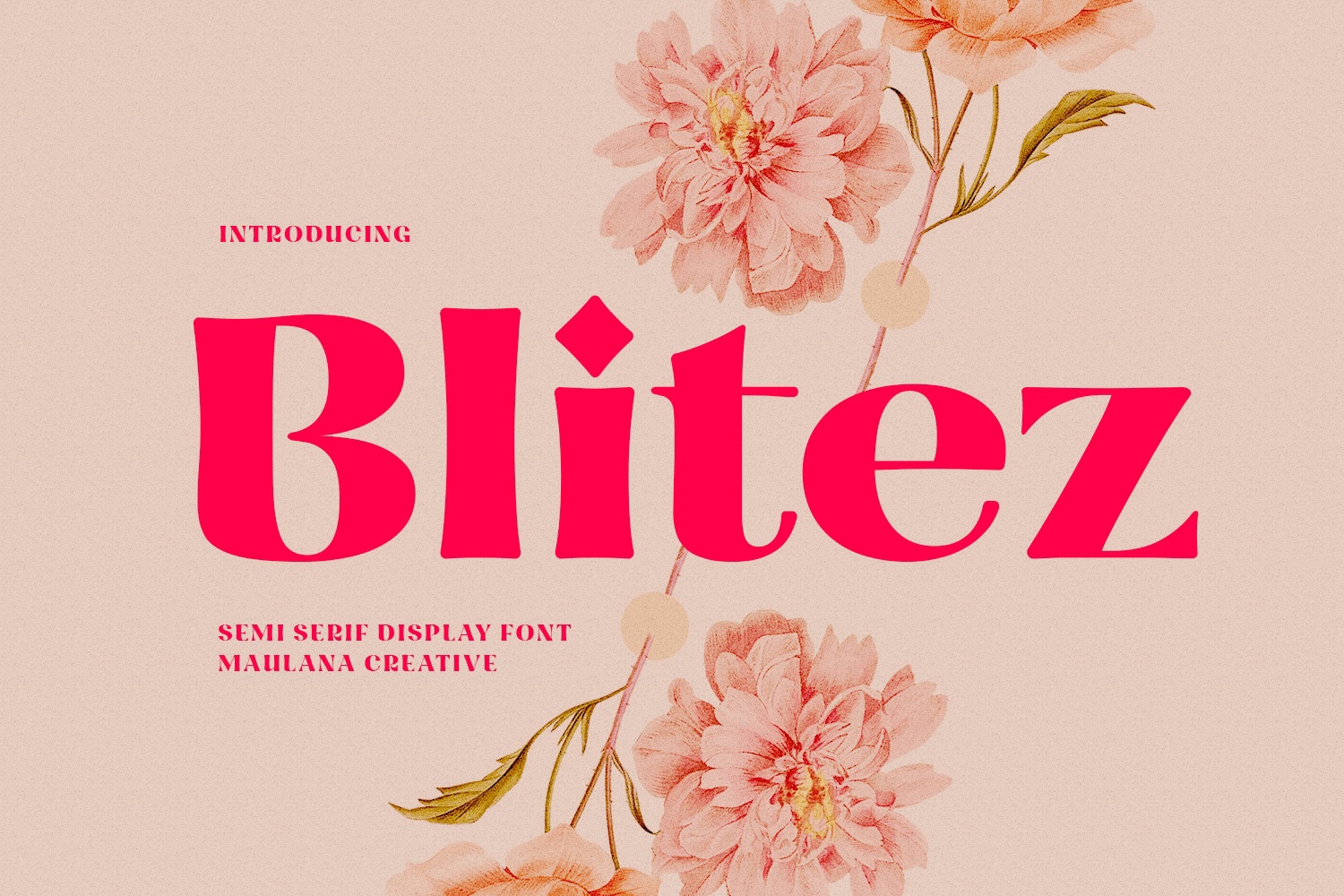 Beispiel einer Blitez-Schriftart