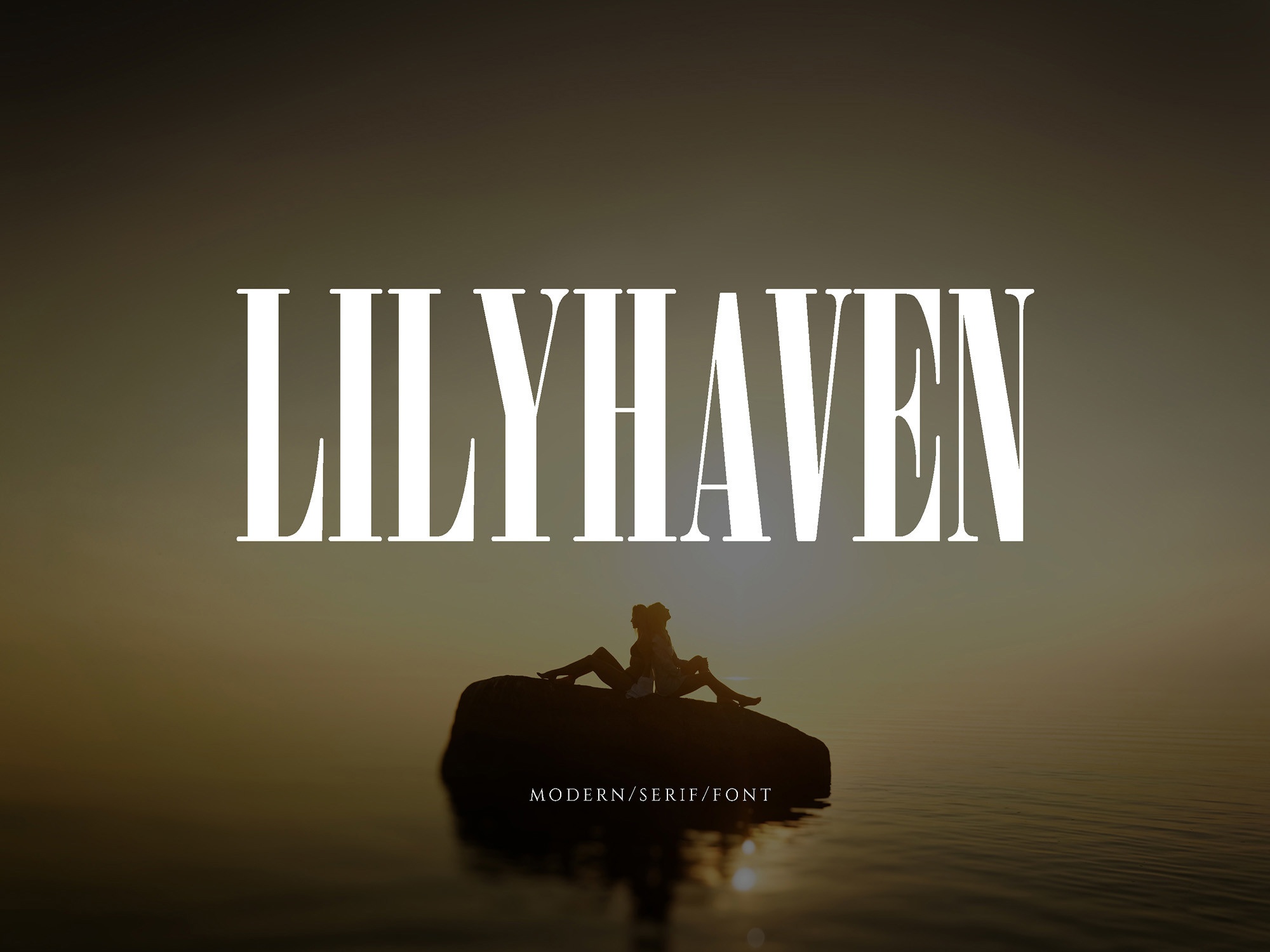 Beispiel einer Lilyhaven-Schriftart
