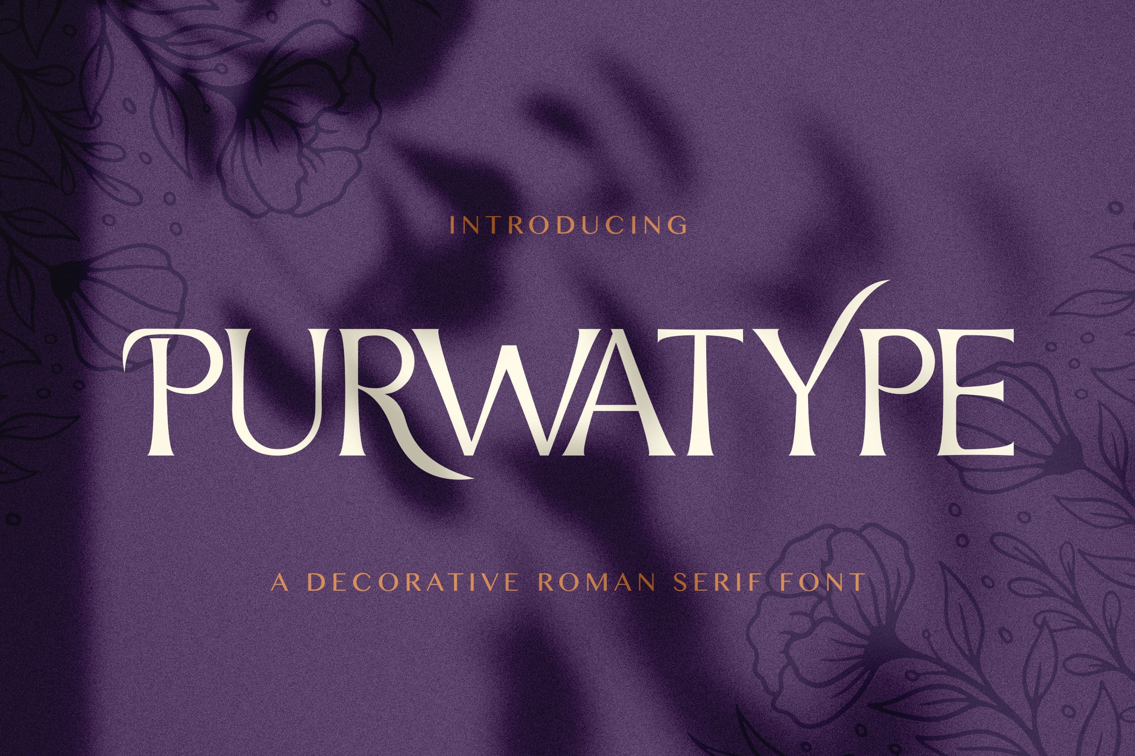 Beispiel einer Purwatype-Schriftart
