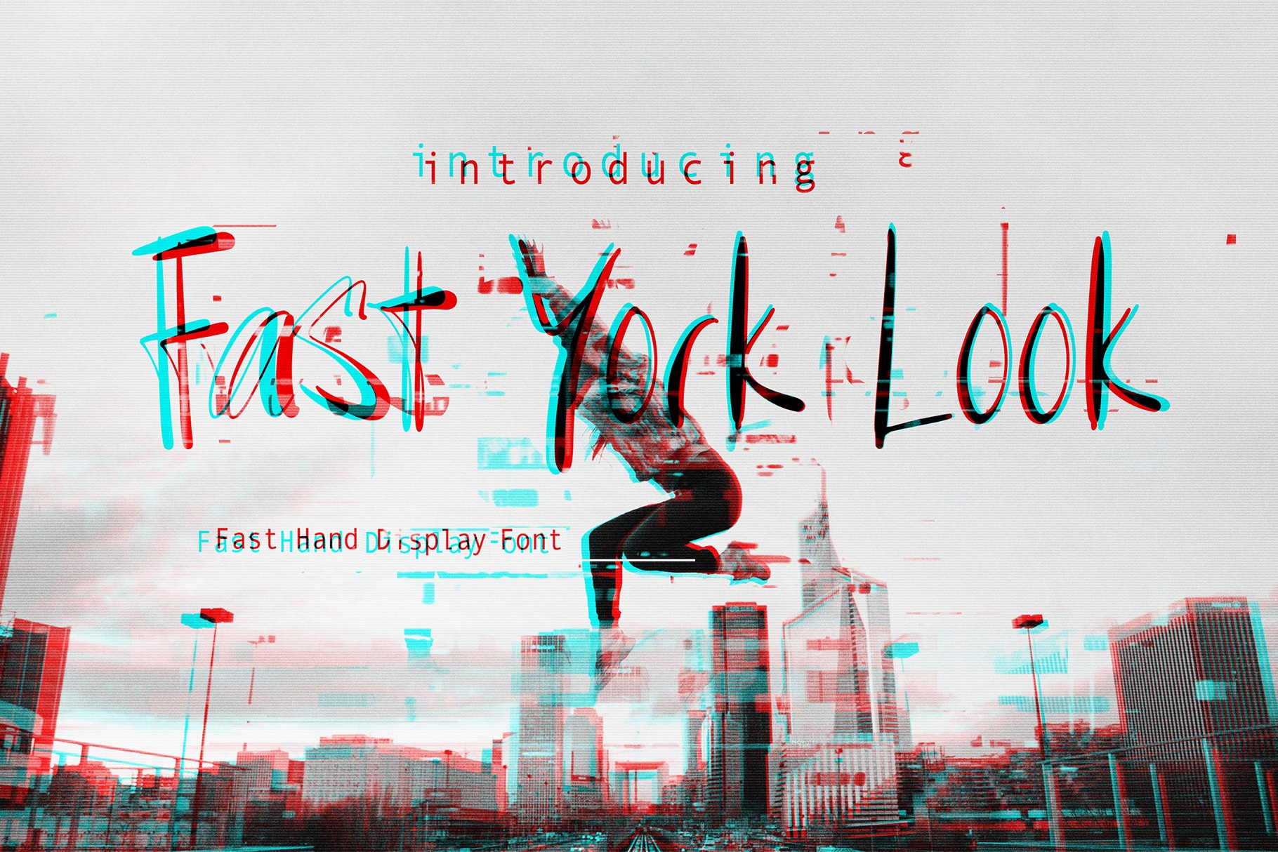 Beispiel einer Fast York Look Regular-Schriftart