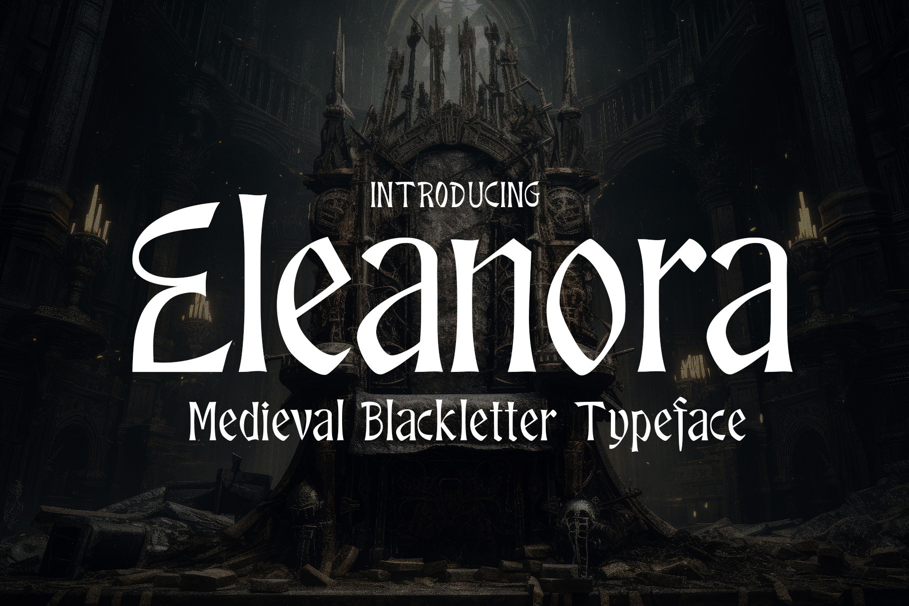 Beispiel einer Eleanora-Schriftart