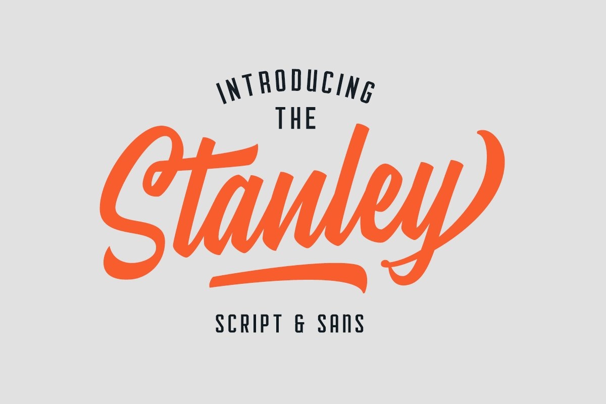 Beispiel einer Stanley & Courager-Schriftart