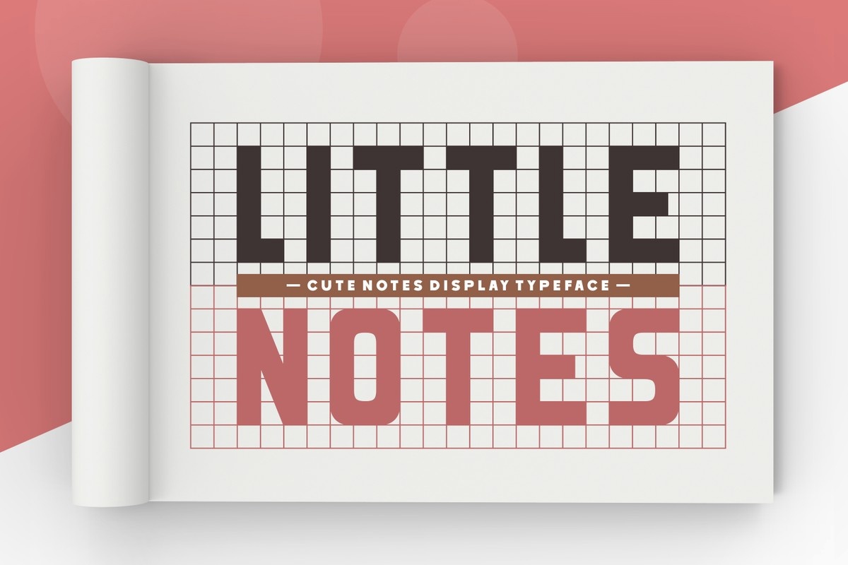 Beispiel einer Little Notes-Schriftart