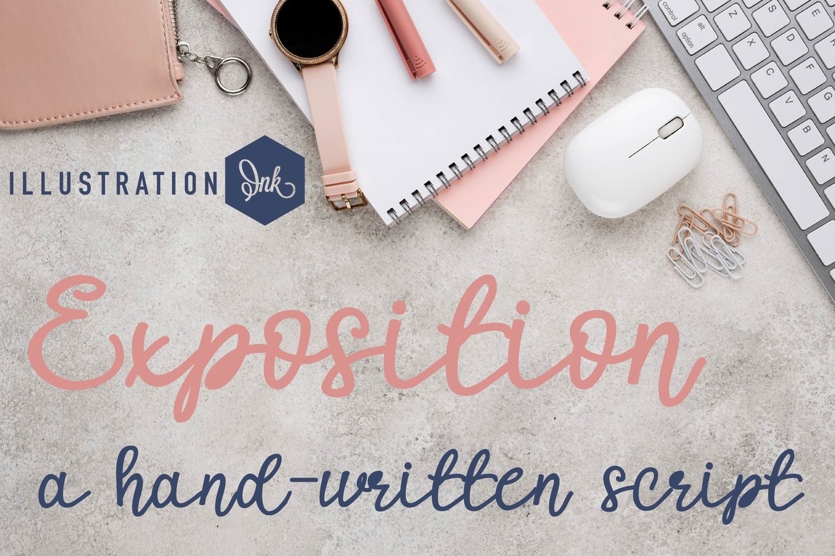 Beispiel einer PN Exposition Regular-Schriftart