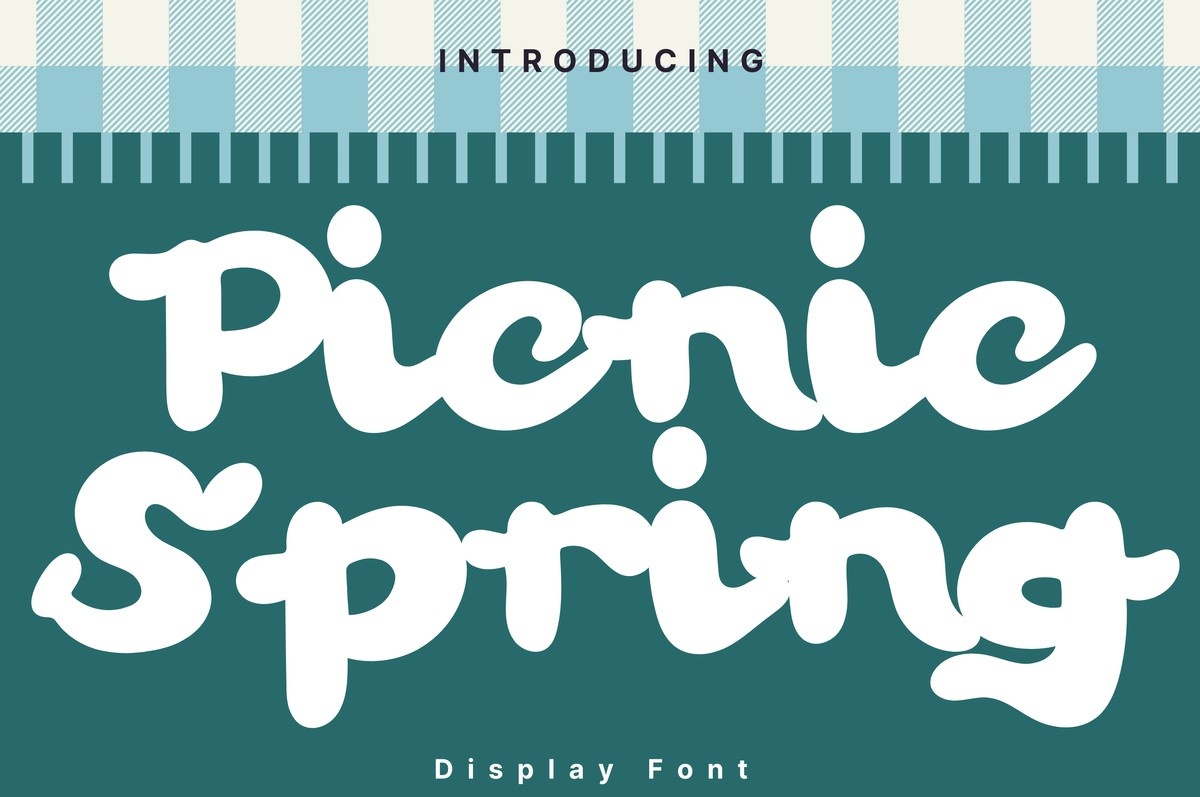 Beispiel einer Picnic Spring Regular-Schriftart