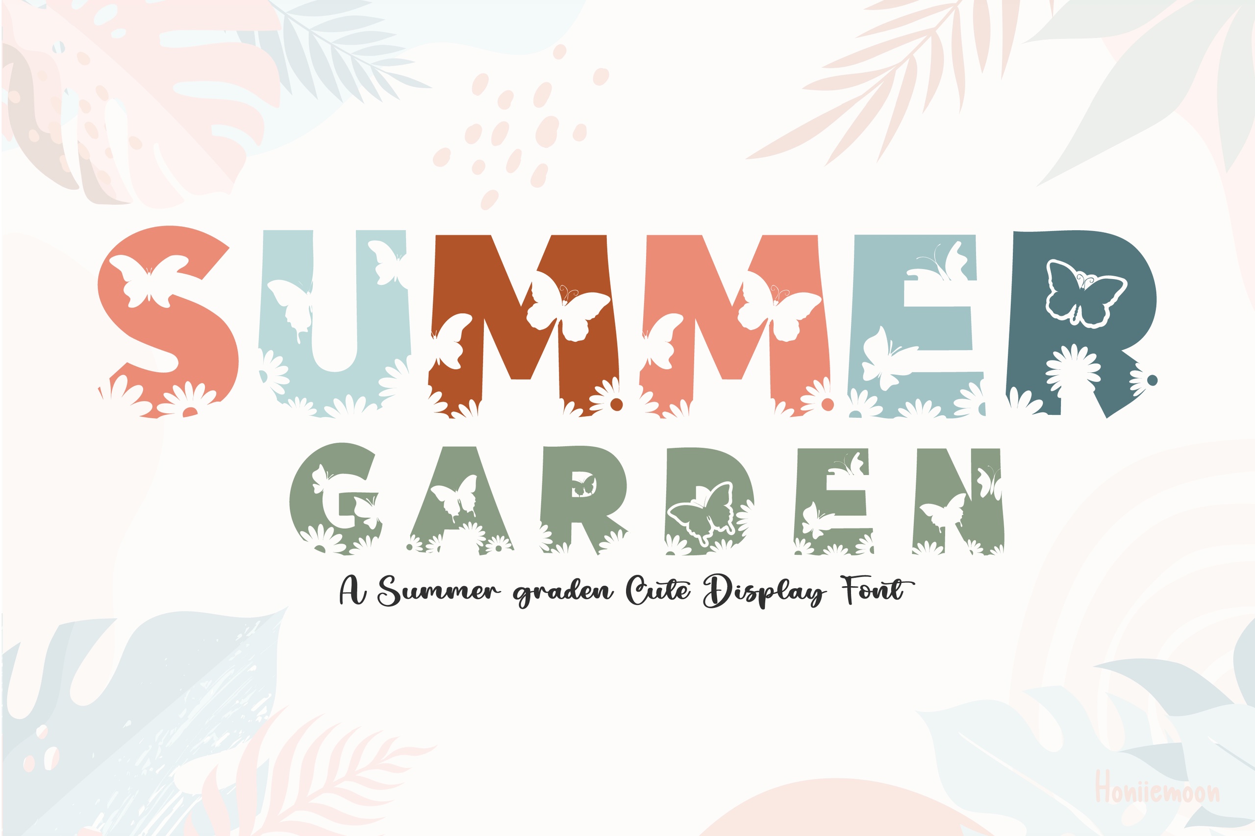 Beispiel einer Summer Garden Regular-Schriftart