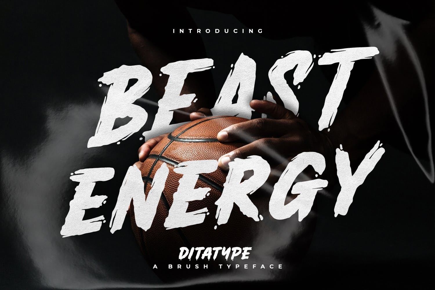Beispiel einer Beast Energy-Schriftart