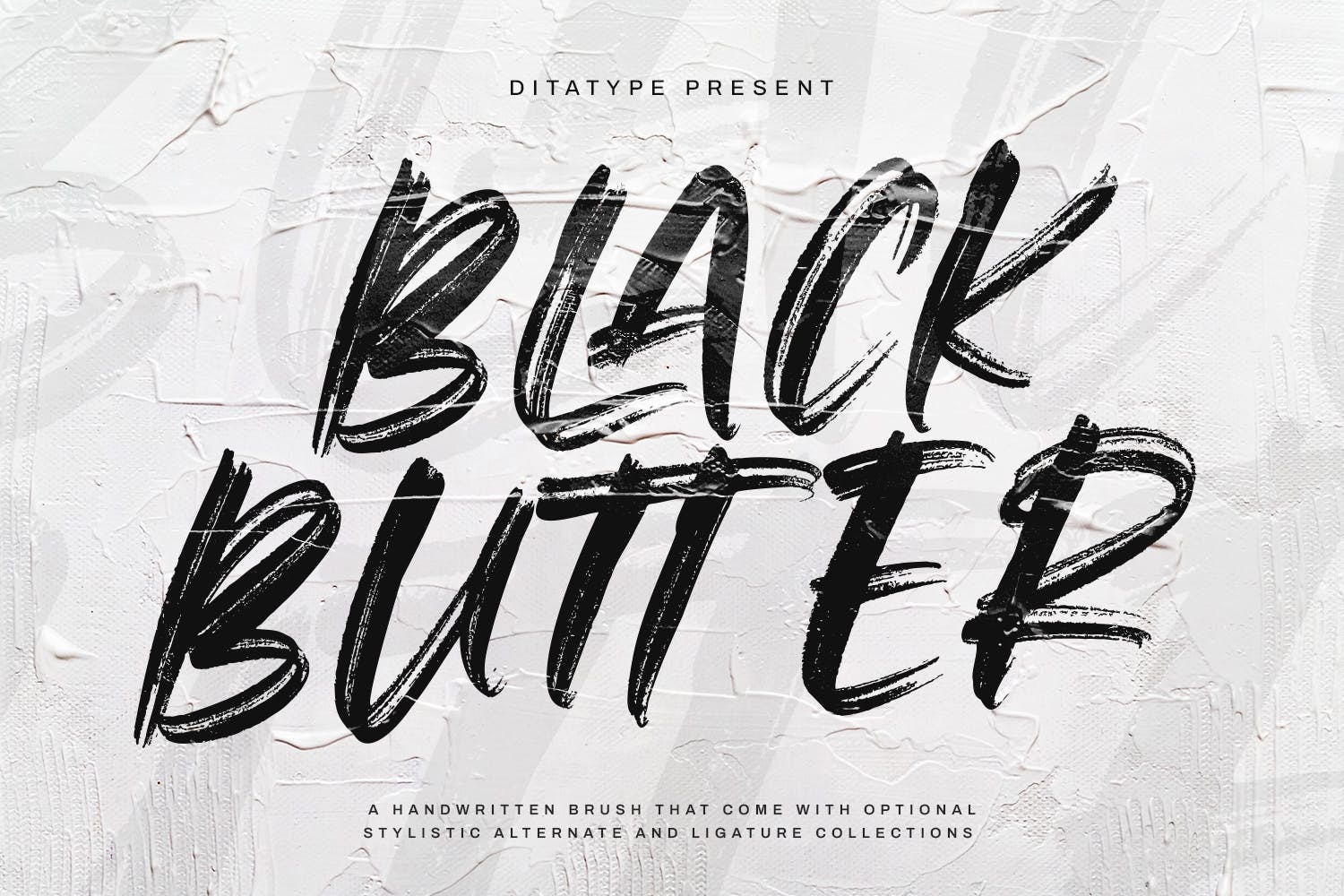 Beispiel einer Black Butter-Schriftart