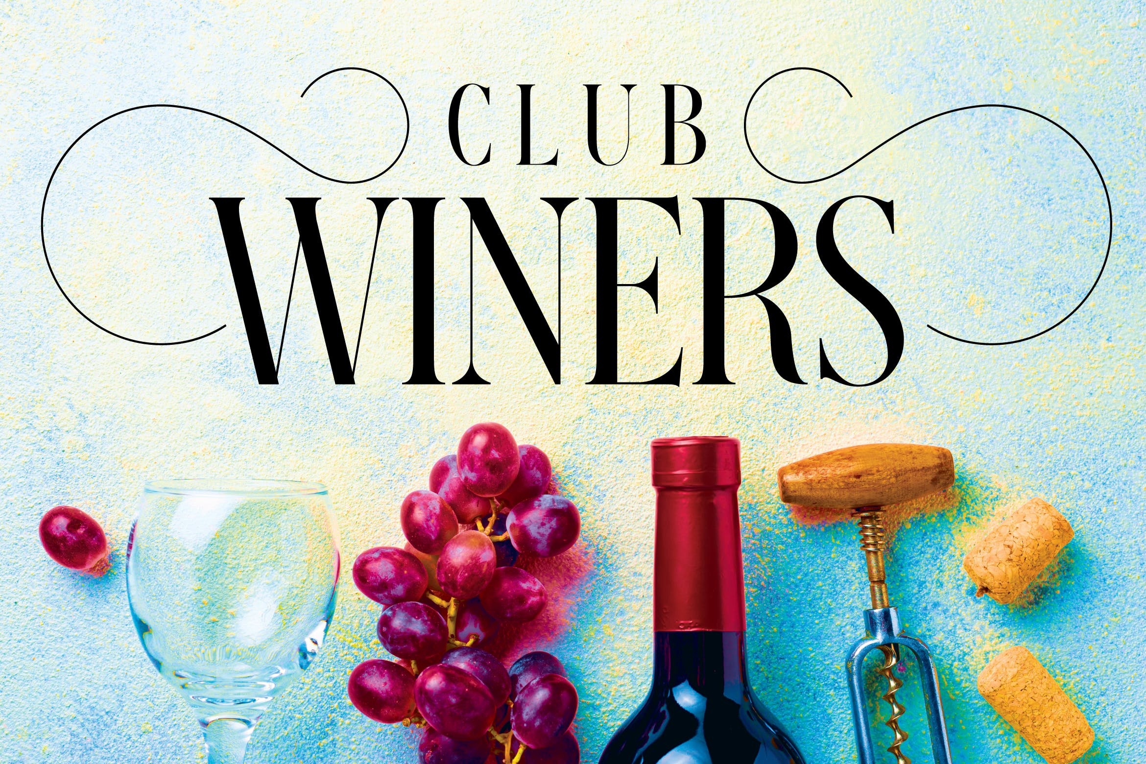 Beispiel einer Club Winers Regular-Schriftart