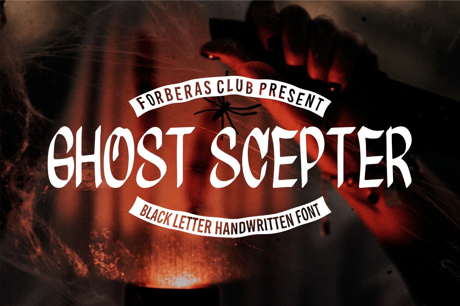 Beispiel einer Ghost Scepter-Schriftart