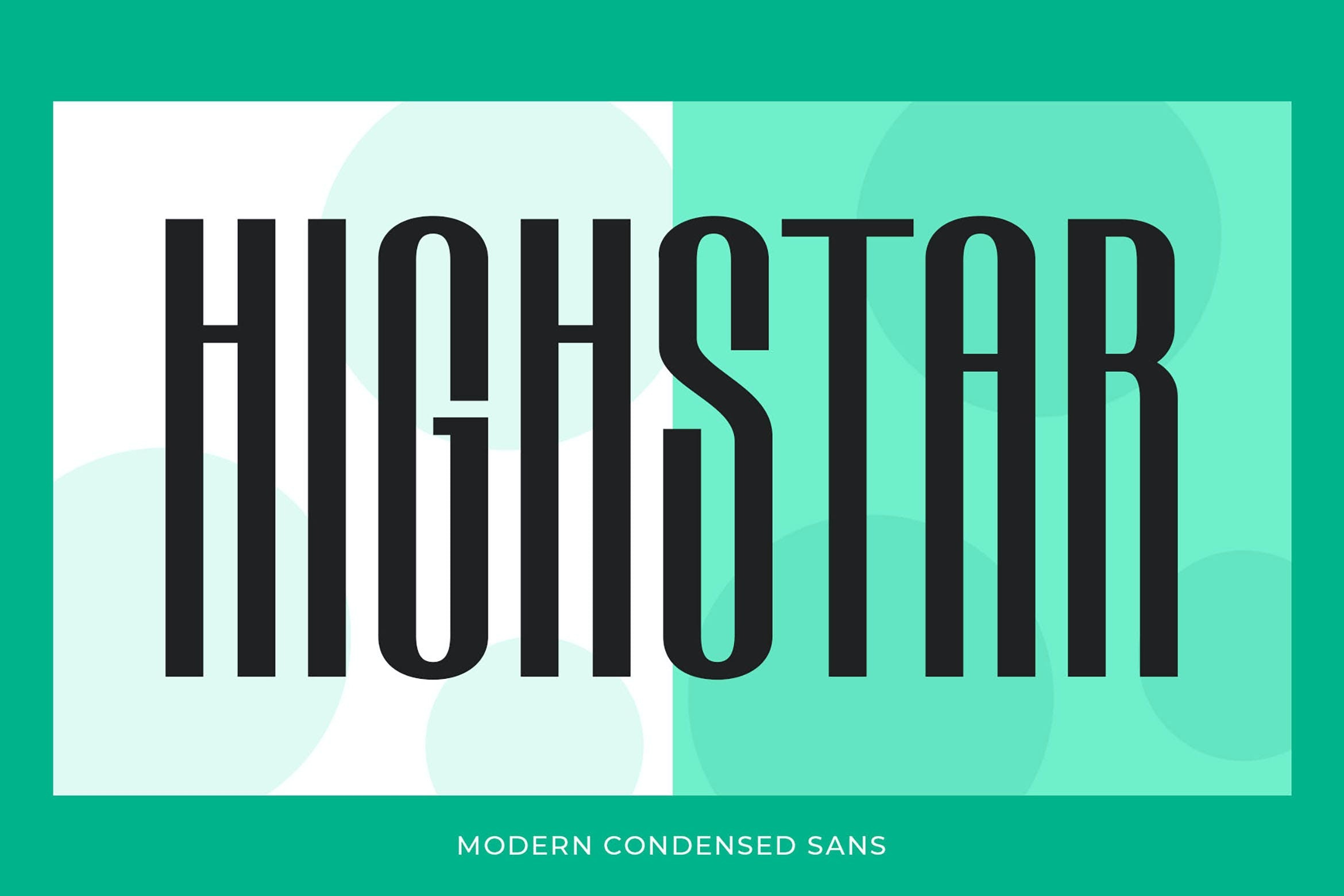 Beispiel einer Highstar-Schriftart