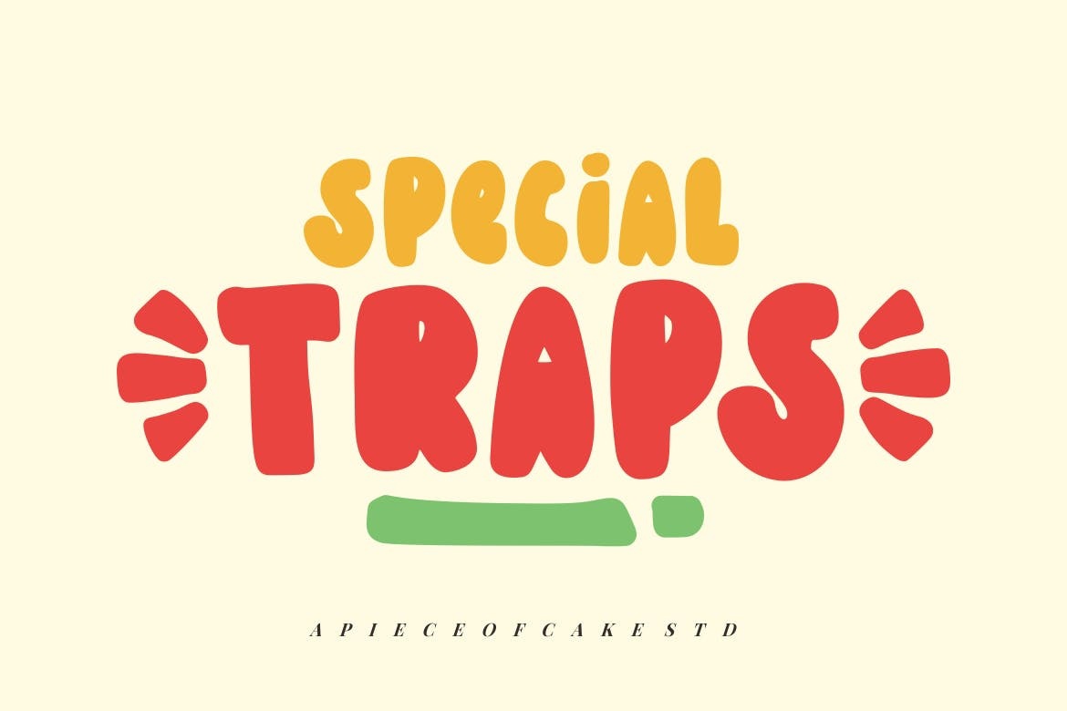 Beispiel einer Special Traps Regular-Schriftart