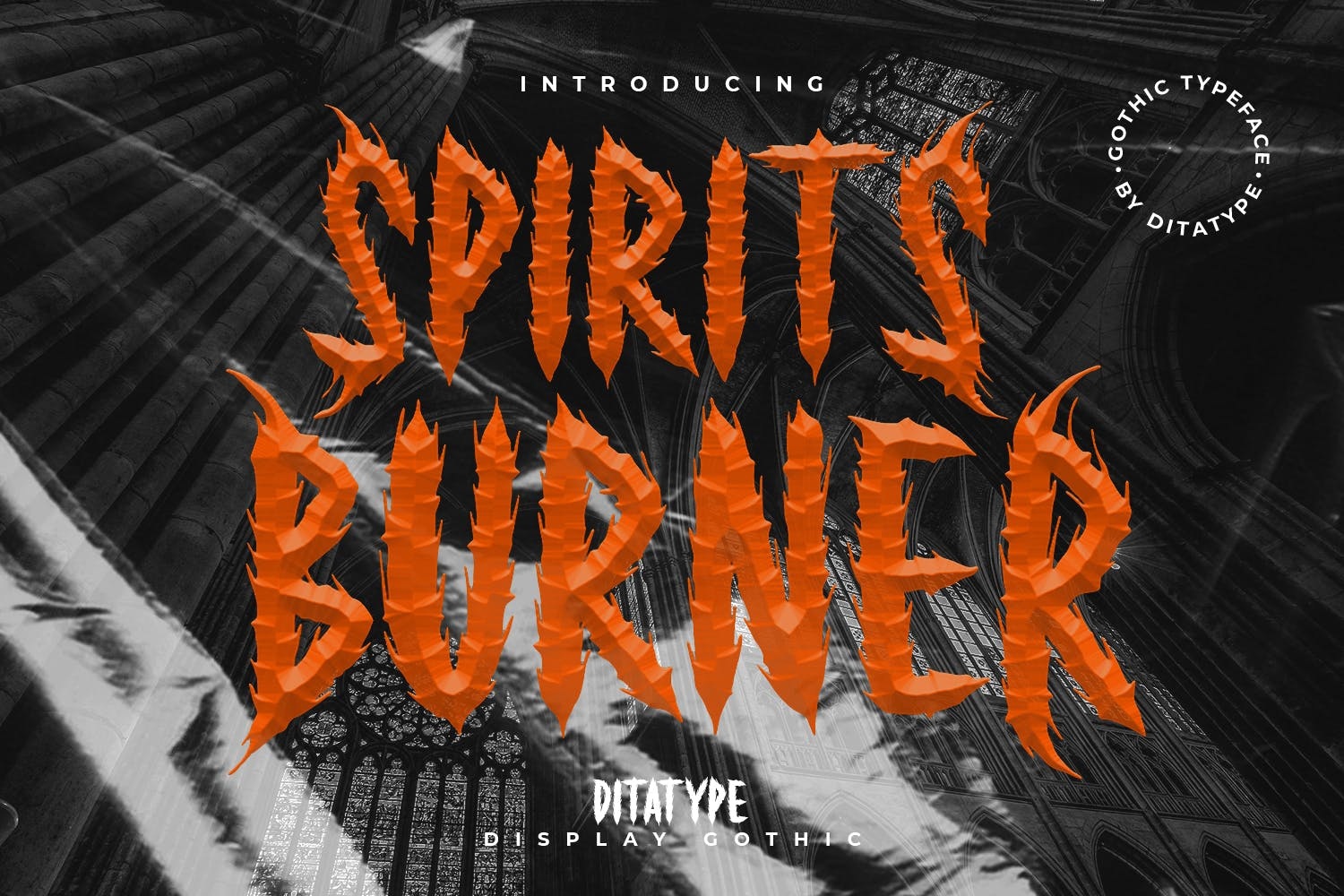 Beispiel einer Spirit Burner-Schriftart