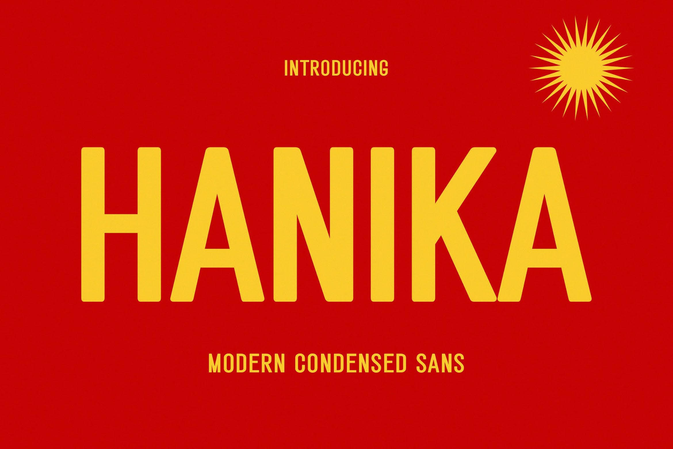 Beispiel einer Hanika-Schriftart