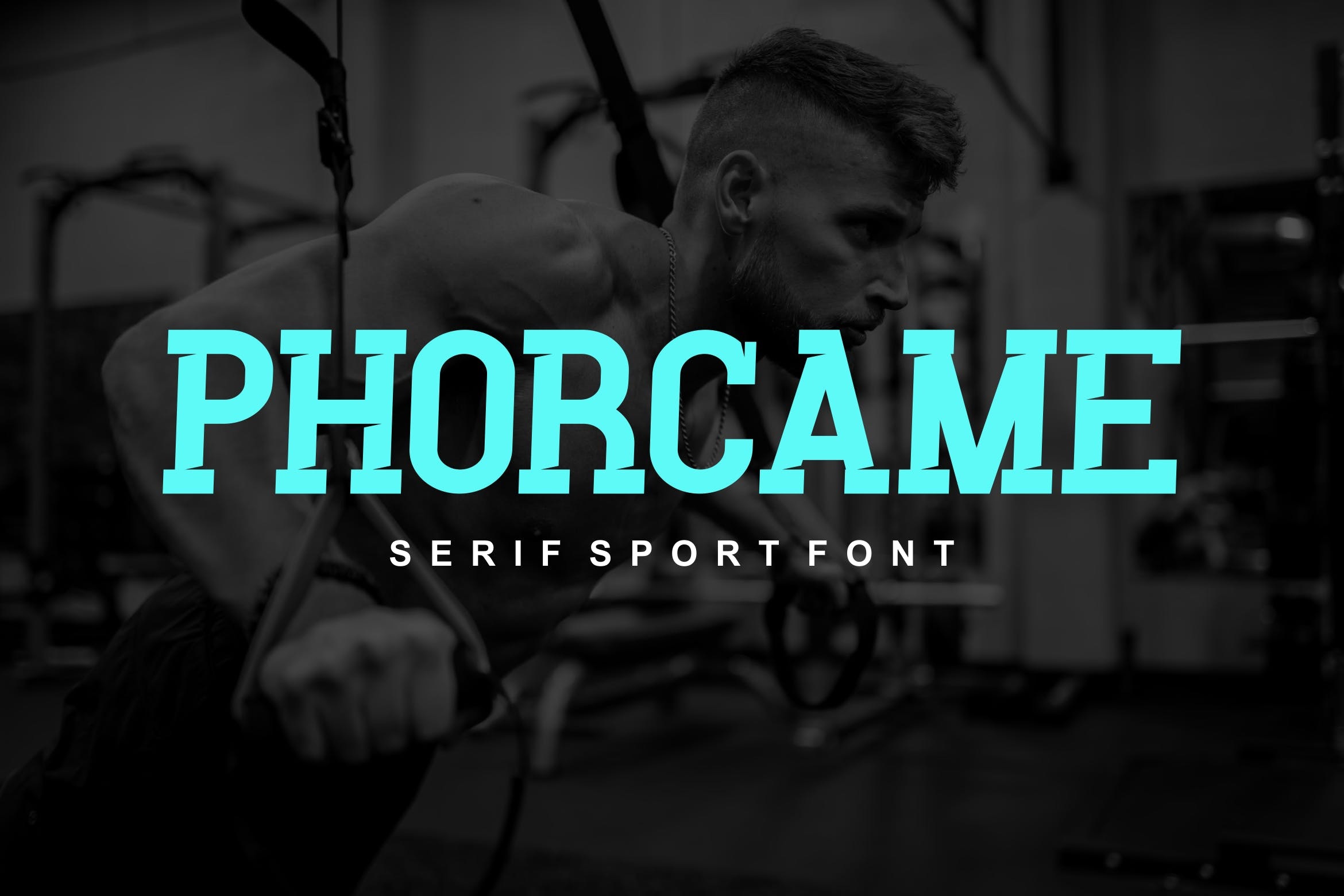 Beispiel einer Phorcame-Schriftart