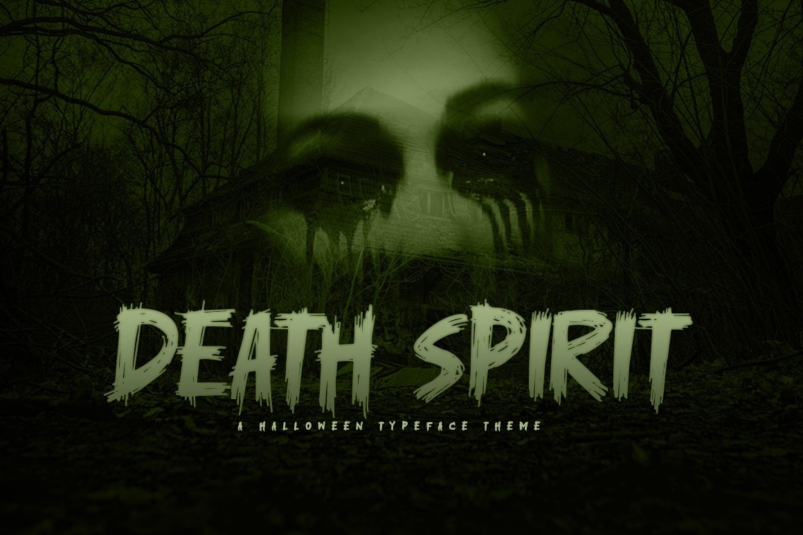 Beispiel einer Death Spirit-Schriftart