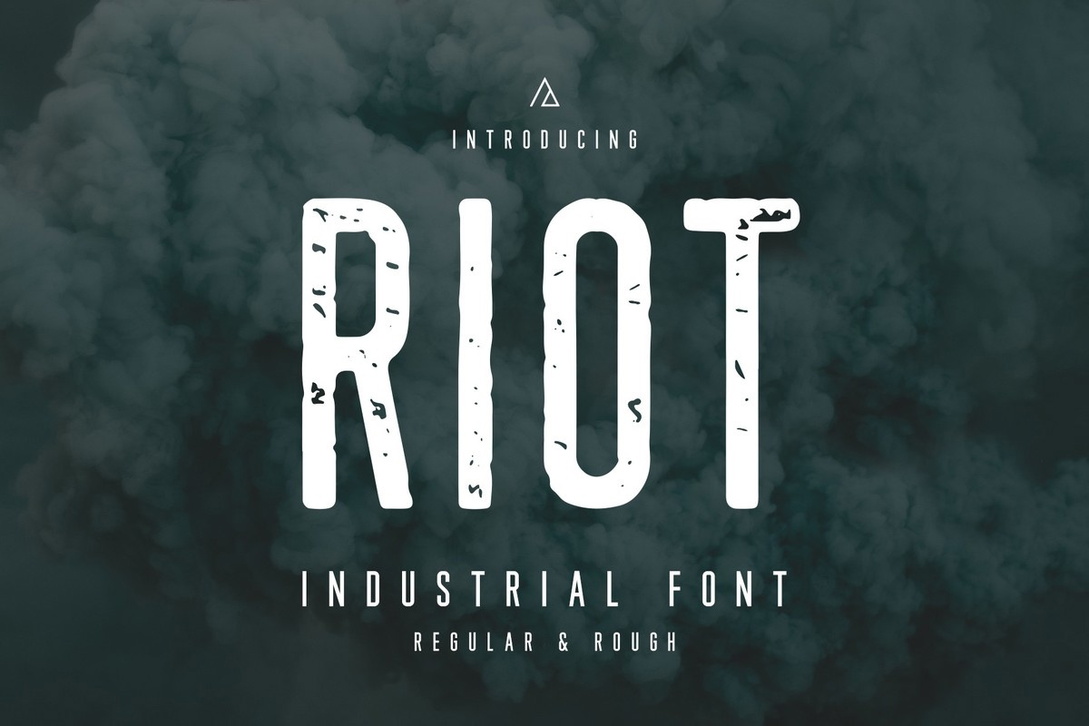 Beispiel einer Riot-Schriftart