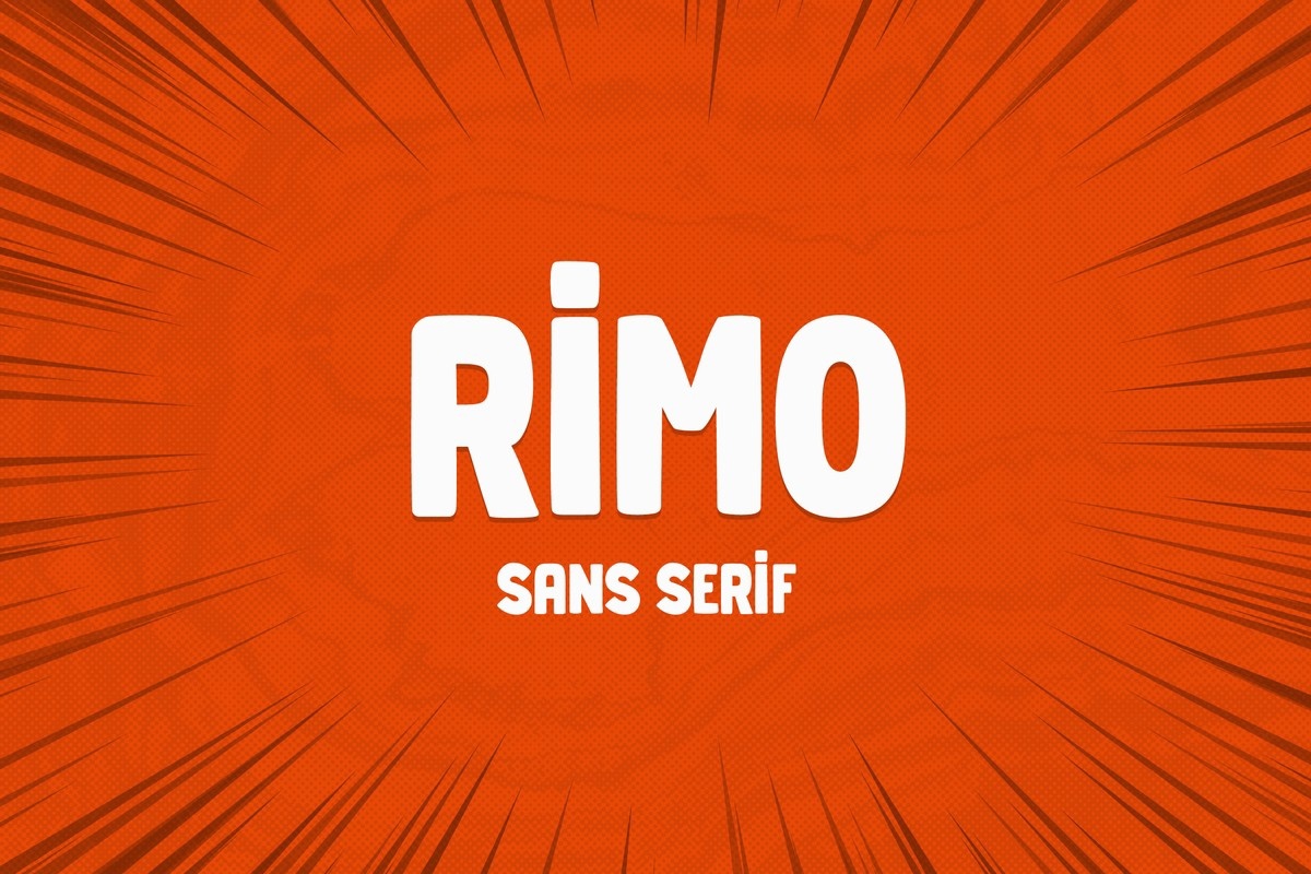 Beispiel einer Rimo-Schriftart