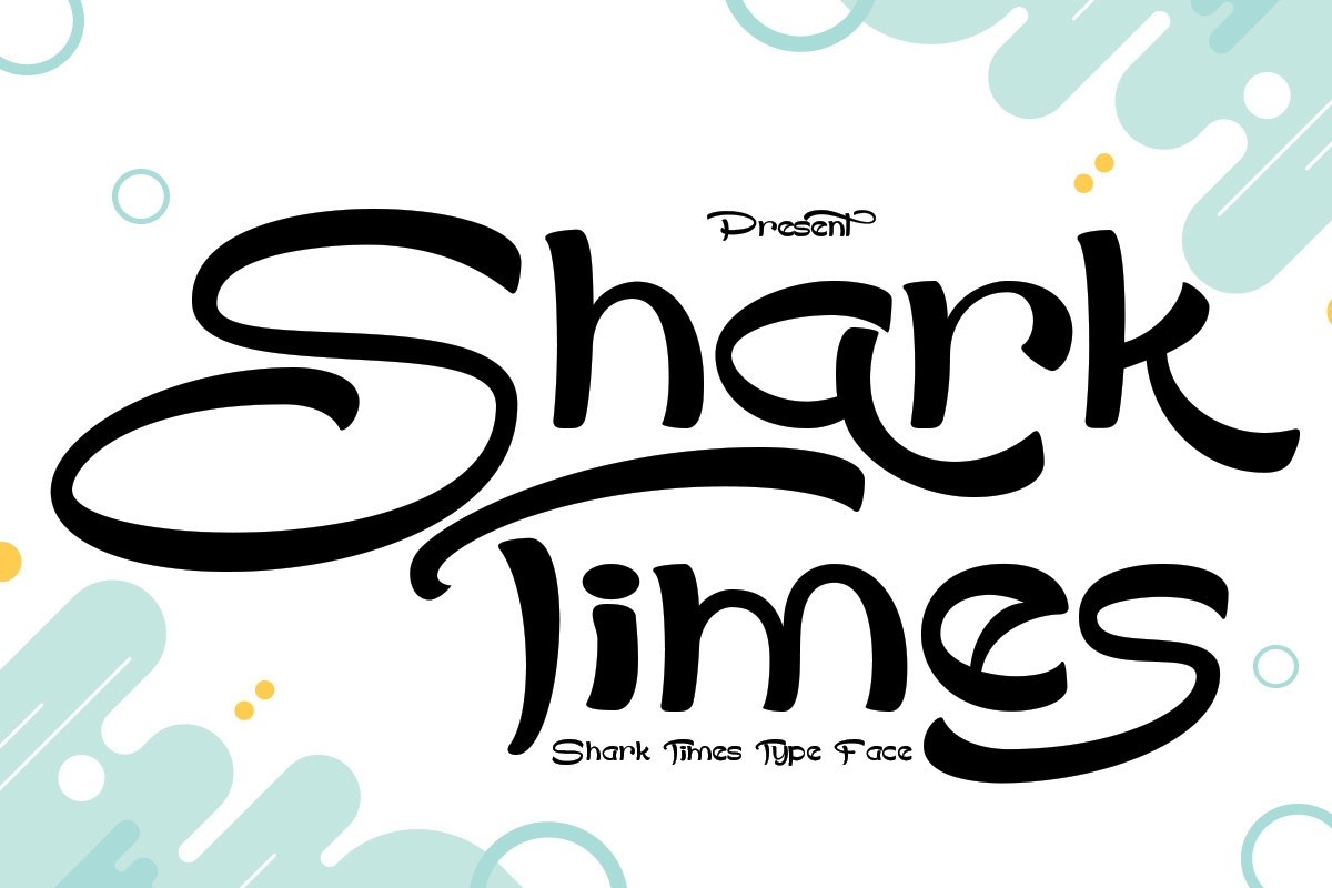 Beispiel einer Shark Times-Schriftart