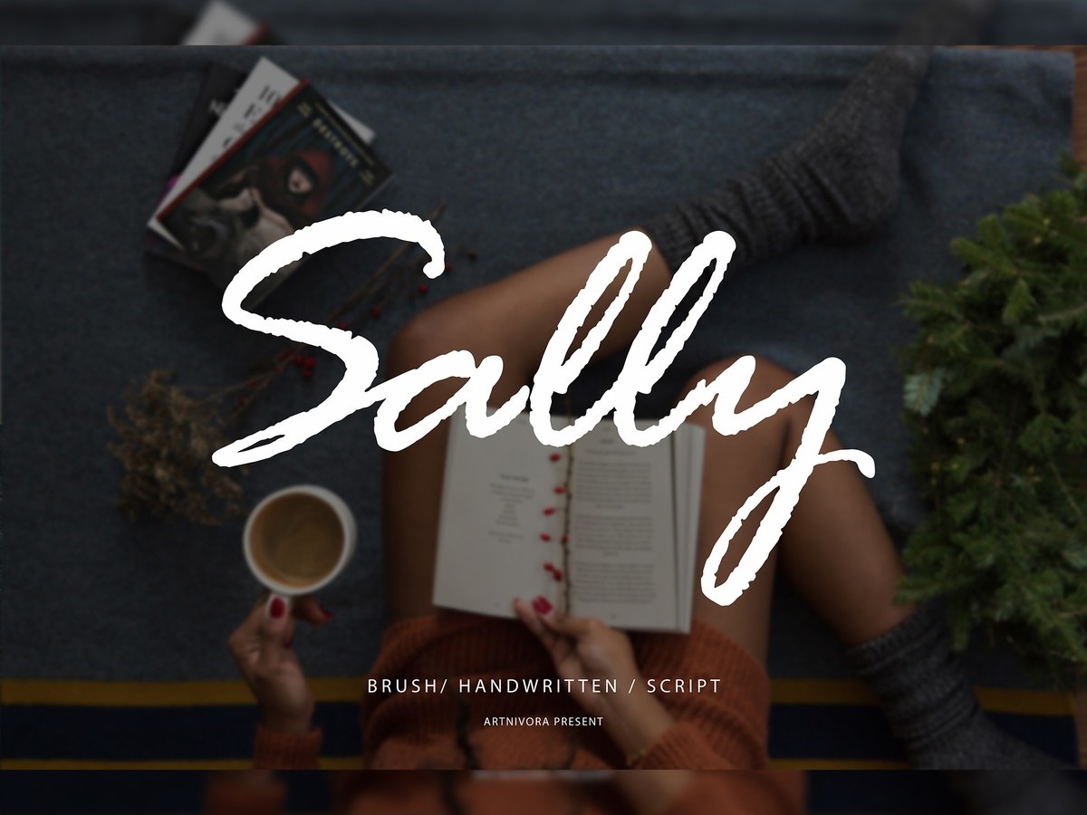 Beispiel einer Sally-Schriftart