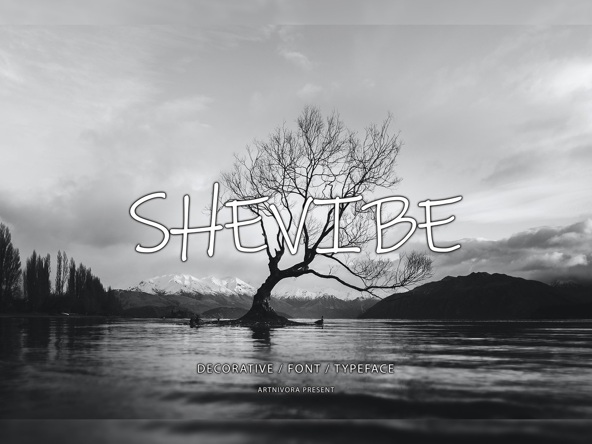 Beispiel einer Shevibe-Schriftart