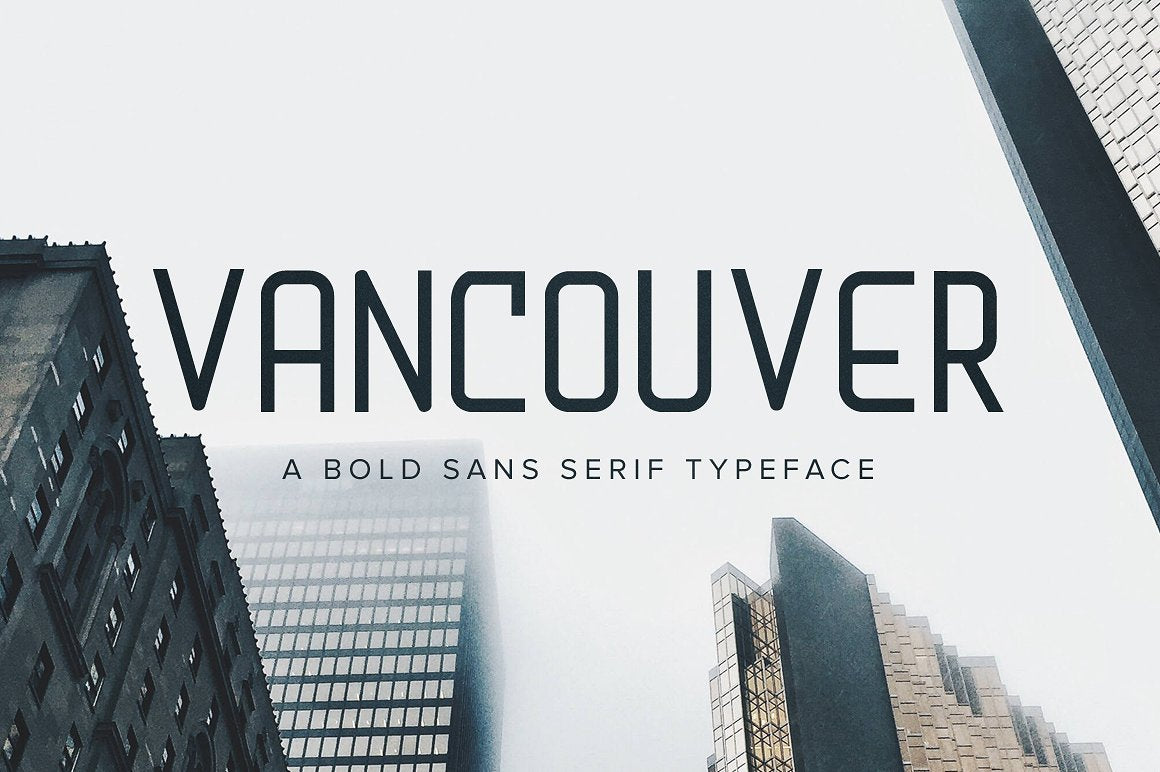 Beispiel einer Vancouver-Schriftart