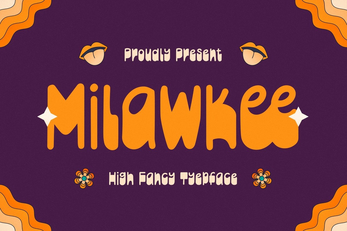 Beispiel einer Milawkee Regular-Schriftart