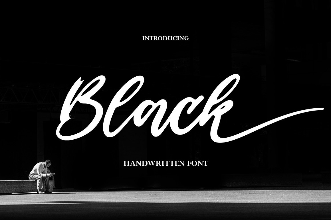 Beispiel einer Black-Schriftart