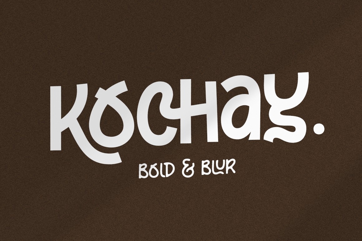 Beispiel einer Kochay-Schriftart