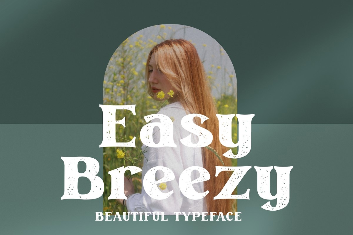 Beispiel einer Easy Breezy Regular-Schriftart