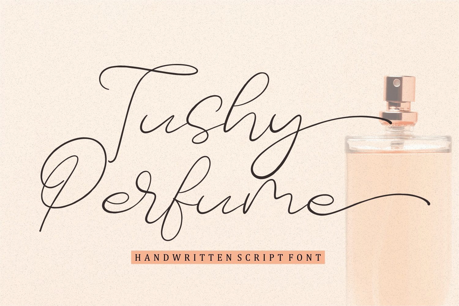Beispiel einer Tushy Perfume Regular-Schriftart