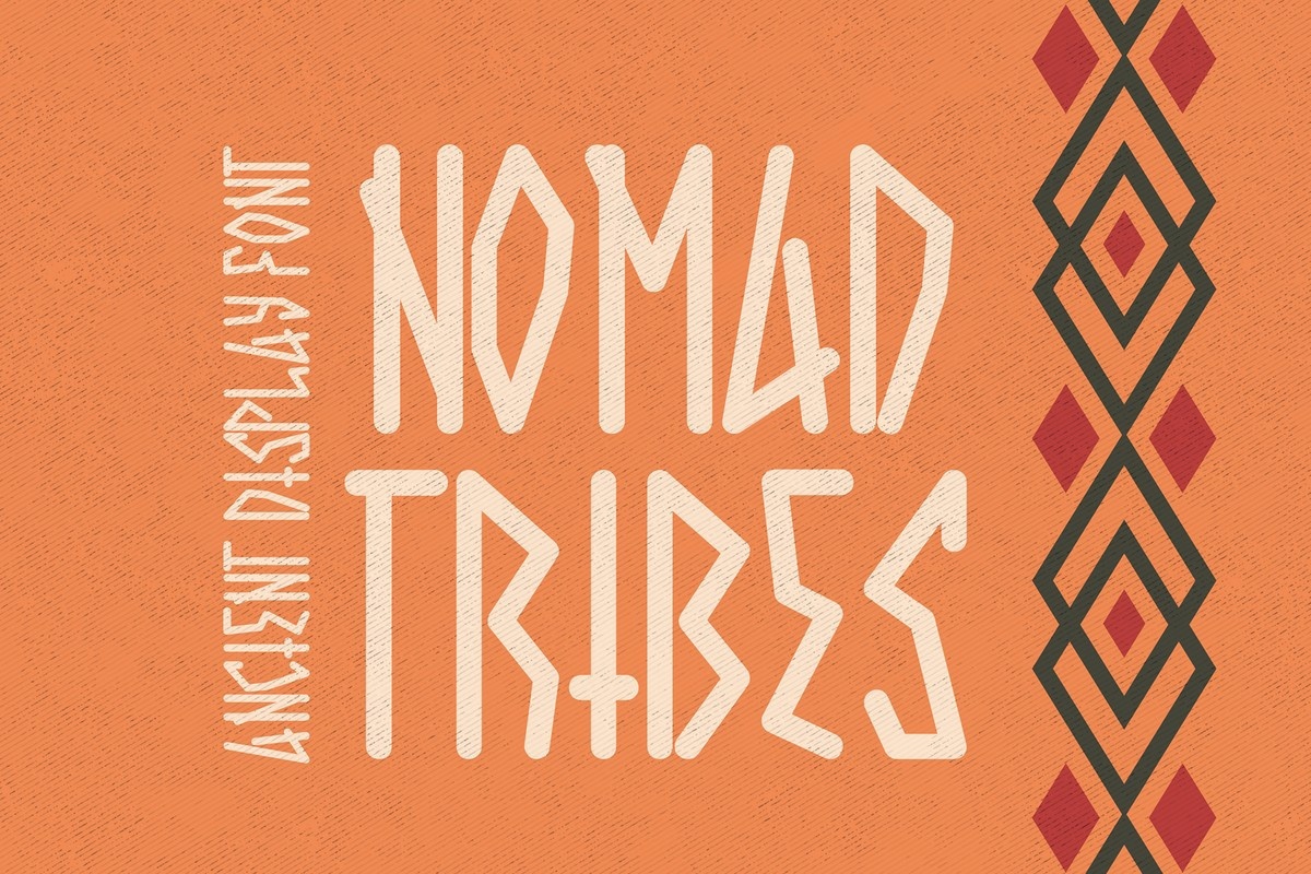 Beispiel einer Nomad Tribes-Schriftart