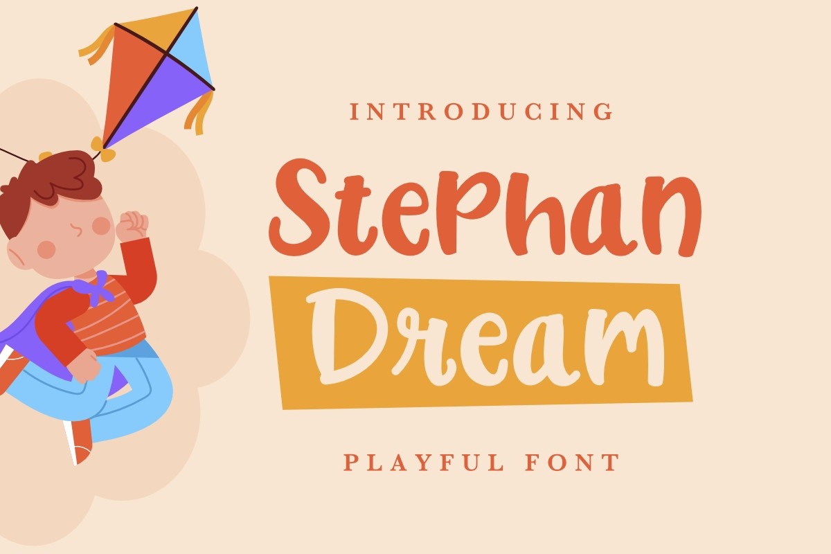 Beispiel einer Stephan Dream-Schriftart