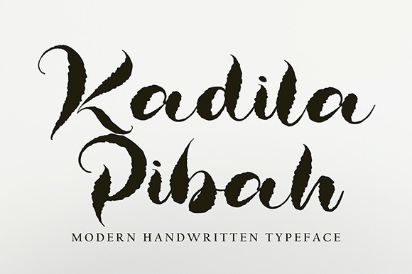 Beispiel einer Kadila Pibah-Schriftart