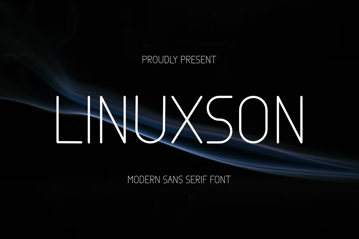 Beispiel einer Linuxson-Schriftart